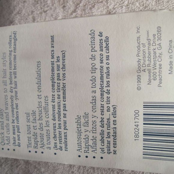 8 Goody Snap & Curl Self Holding Rollers Classic Hair Curlers Hook Large Medium - Picture 16 of 16